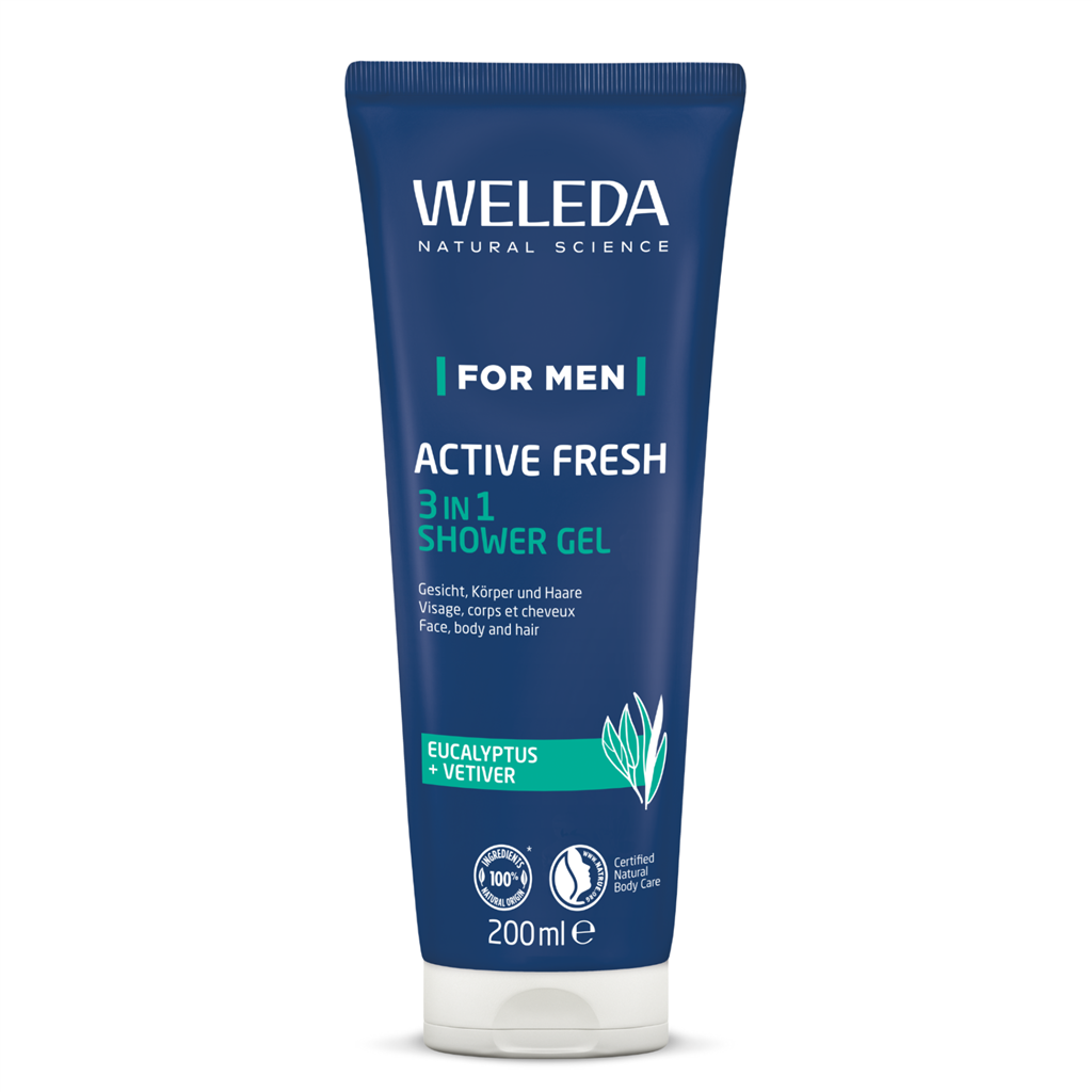 Weleda Men's Active Fresh 3in1 Shower
