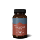 A bottle of Terranova Hyaluronic Acid Complex capsules with the MAGNIFOOD blend.