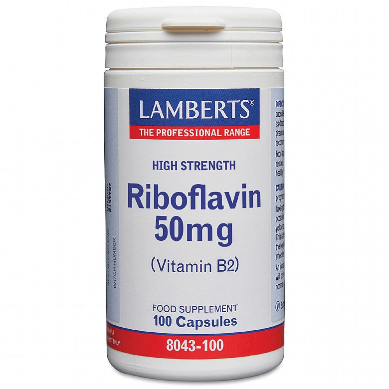 Lamberts High Strength Riboflavin 50 mg 100 caps