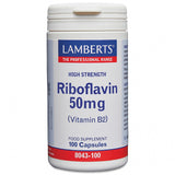 Lamberts High Strength Riboflavin 50 mg 100 caps