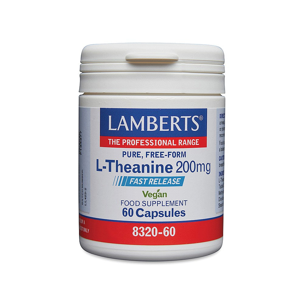 LAMBERTS L-THEANINE 200mg Capsules Fast Release