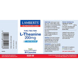 LAMBERTS L-Theanine 200mg Fast Release