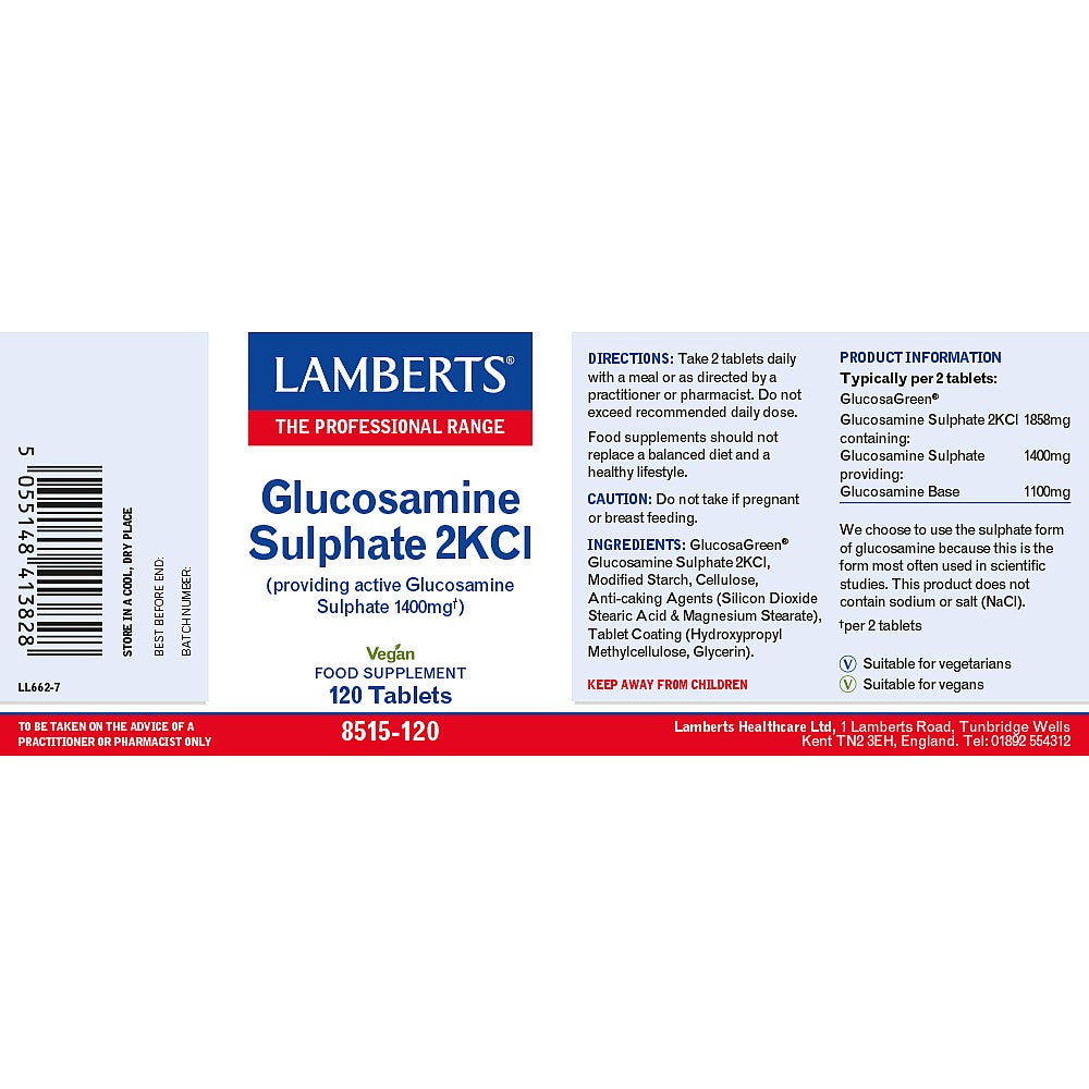 LAMBERTS GLUCOSAMINE SULPHATE 2KCl