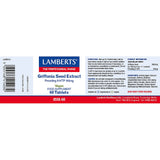 LAMBERTS Griffonia Seed Extract ( providing 5HTP 100mg )