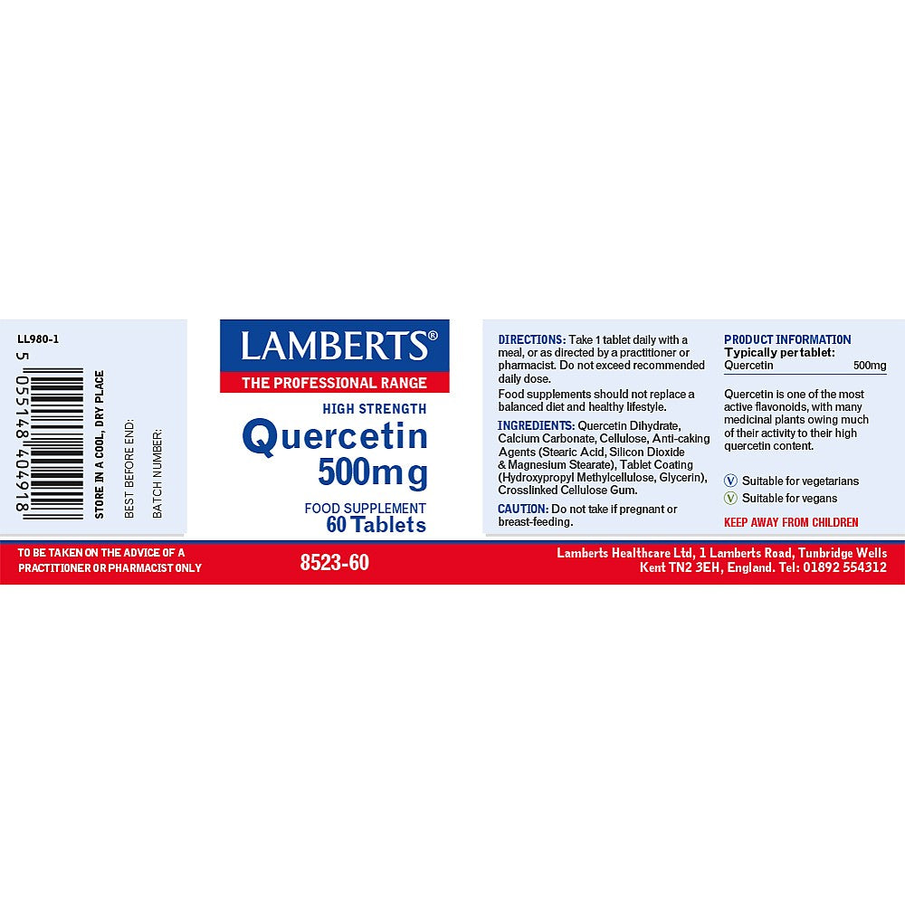 Lamberts Quercetin 500mg