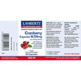 LAMBERTS CRANBERRY Capsules 18,750mg