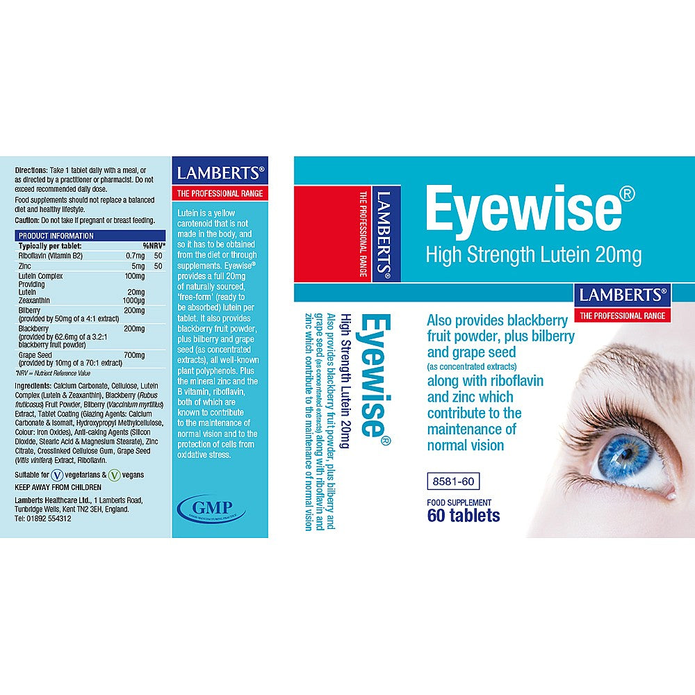 LAMBERTS EYEWISE High Strength Lutein