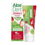AloeDent Children's Aloe Vera Gel Toothpaste Strawberry 50ml