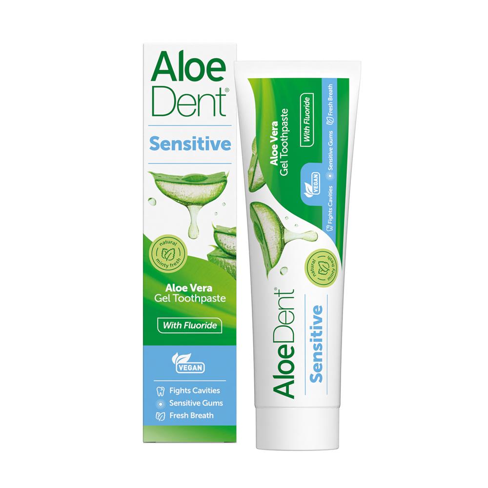 Aloe Dent Sensitive Aloe + Echinacea Toothpaste FLUORIDE - Peppermint