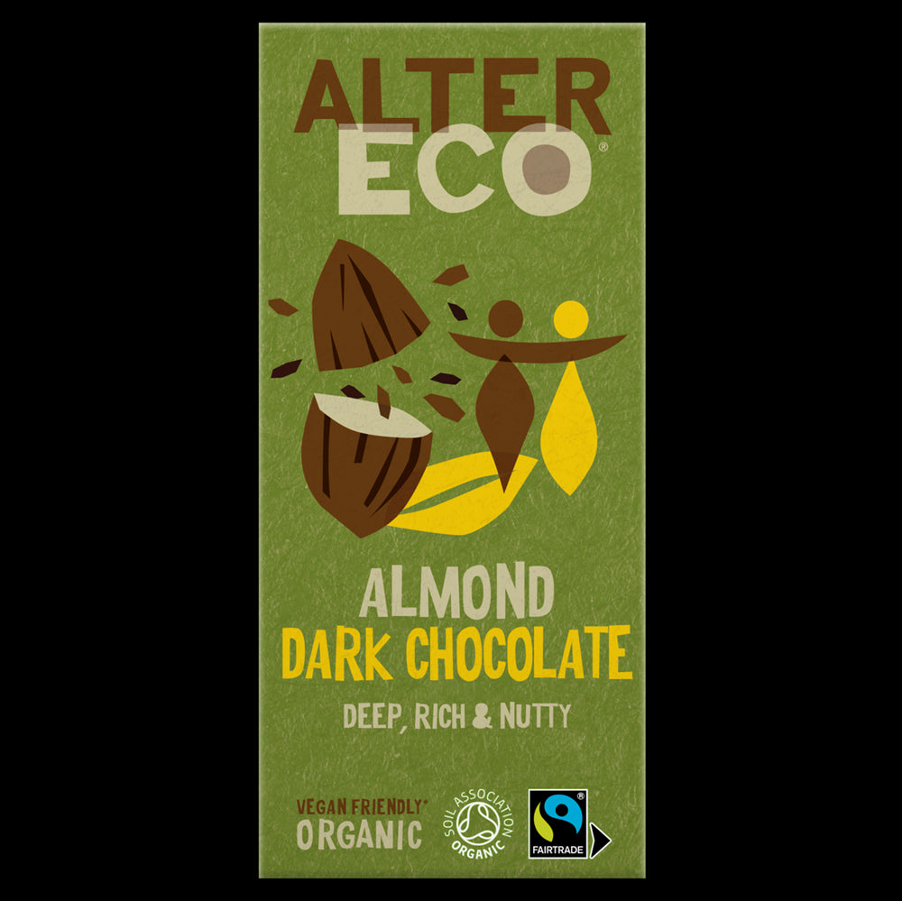 AlterEco Organic Dark Chocolate with Almond