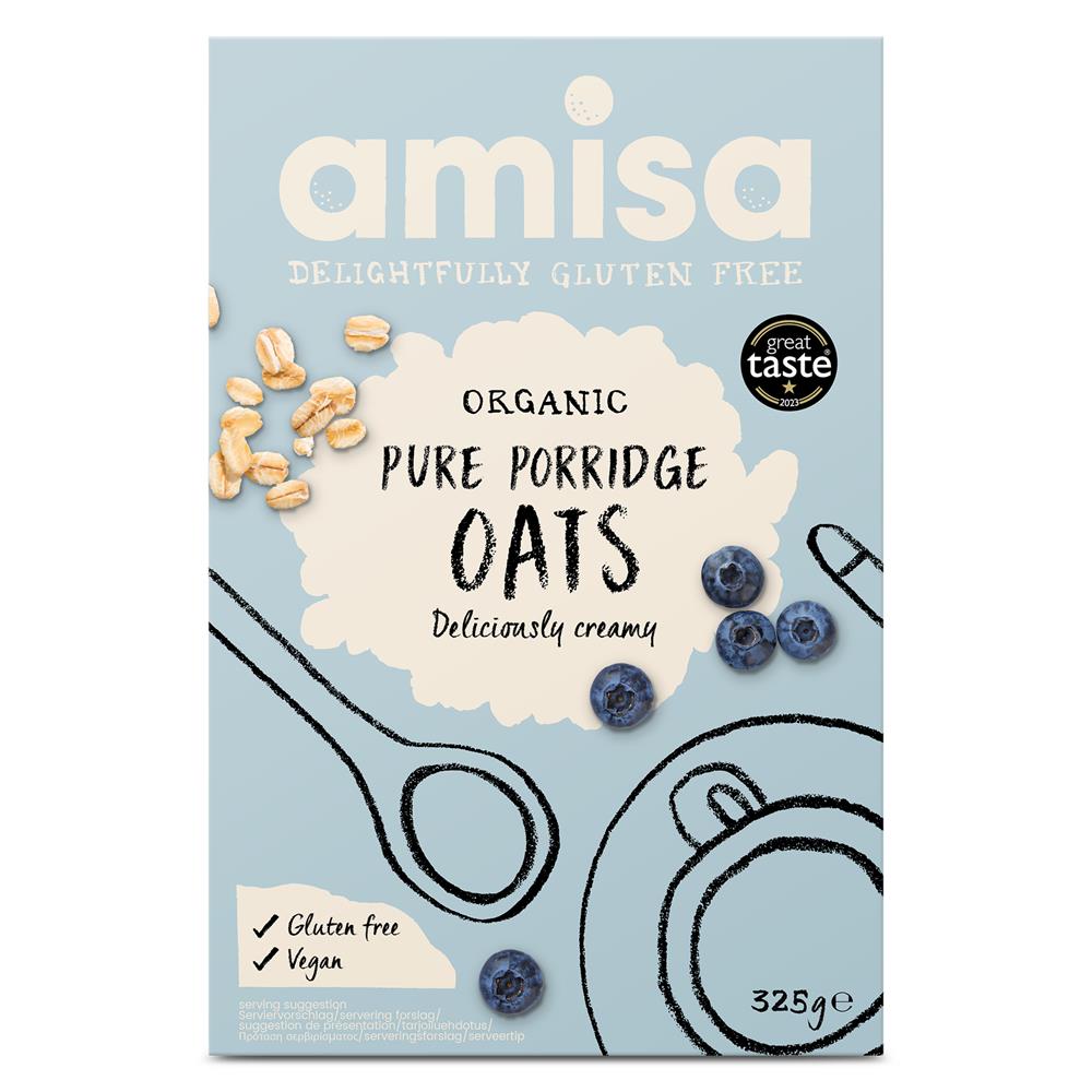 Amisa Organic Gluten Free Porridge Oats