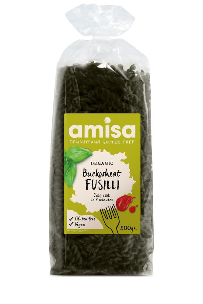 Amisa Gluten Free Buckwheat Fusilli Organic