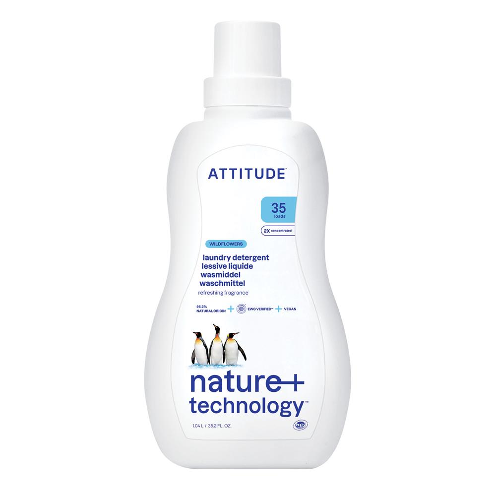 Attitude Non Bio Laundry Liquid - 35 loads Wildflowers