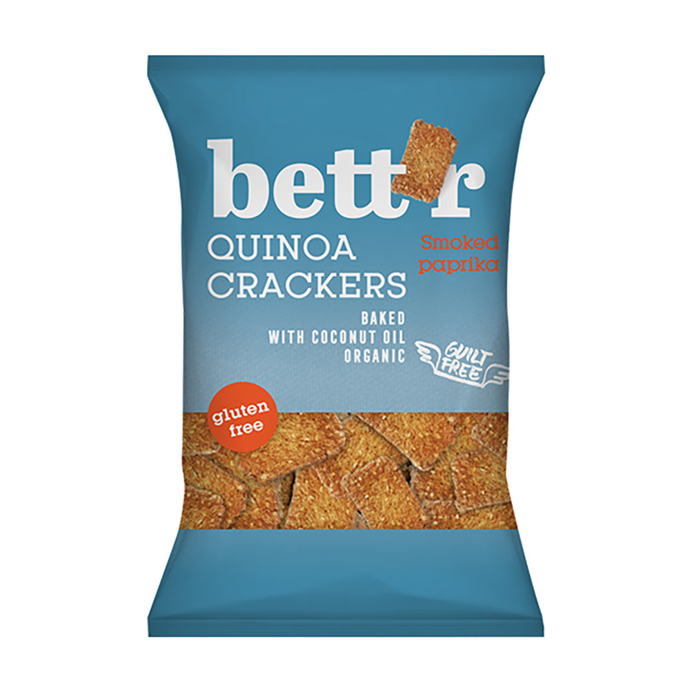 Bettr Quinoa Crackers Smoked Paprika
