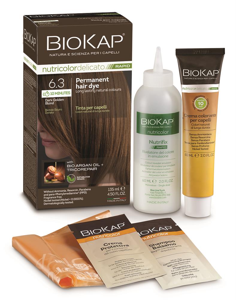 BioKap Dark Golden Blond 6.3 Hair Dye