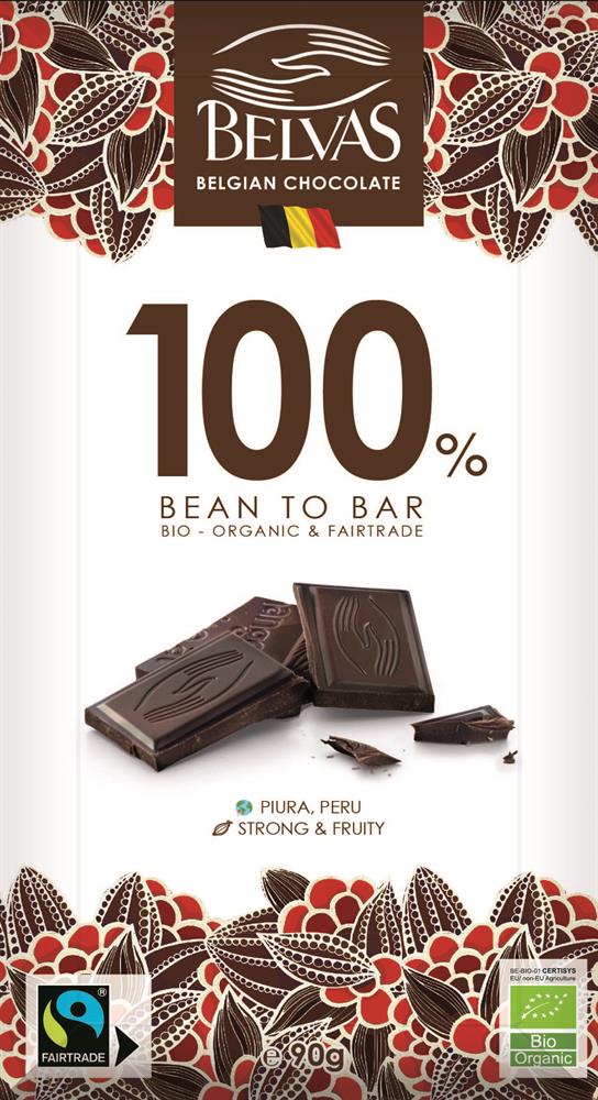 Belvas Tablet 100% Peru  - Criollo - BEAN TO BAR
