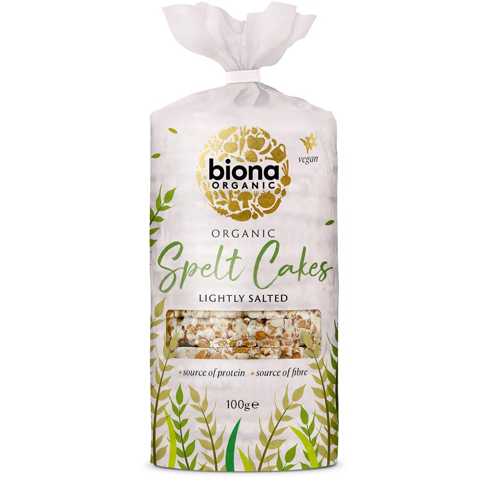 Biona Spelt Cakes Lightly Salted Organic