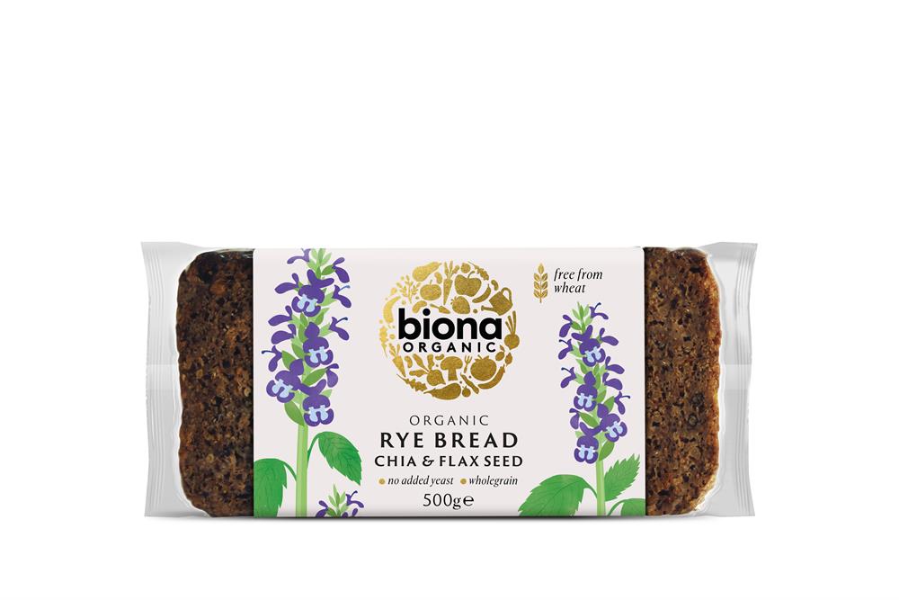 Biona Organic Rye Bread with Chia & Flax Seed