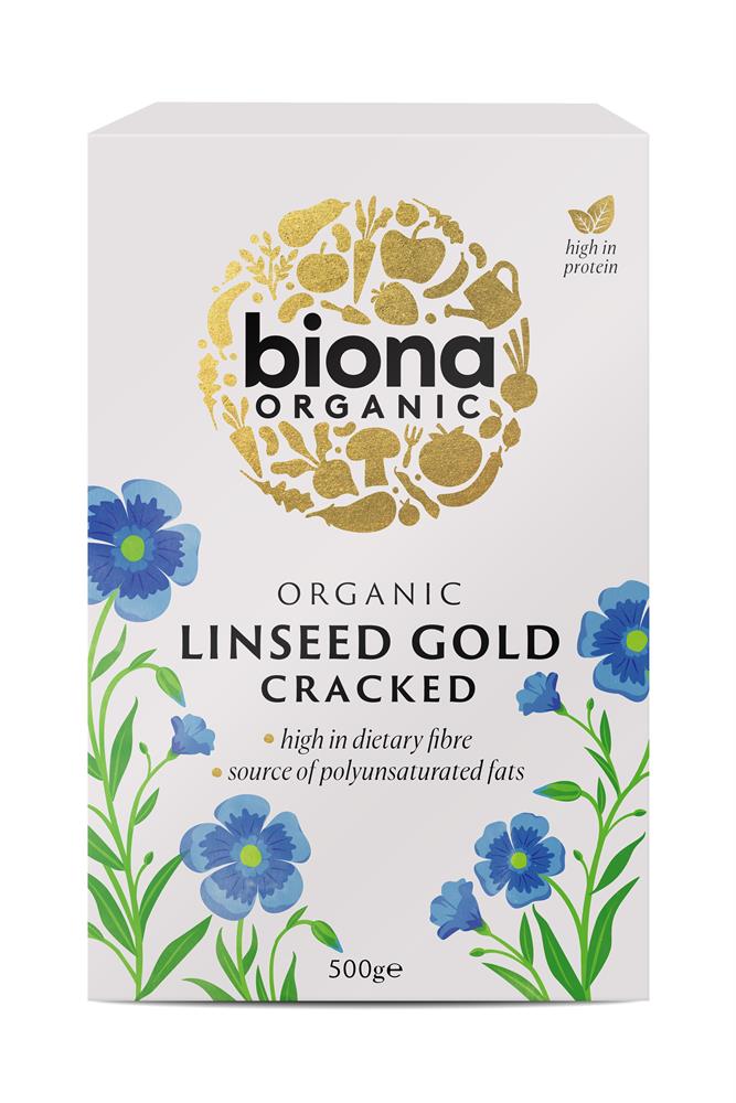 Biona Organic Cracked Linseed Gold