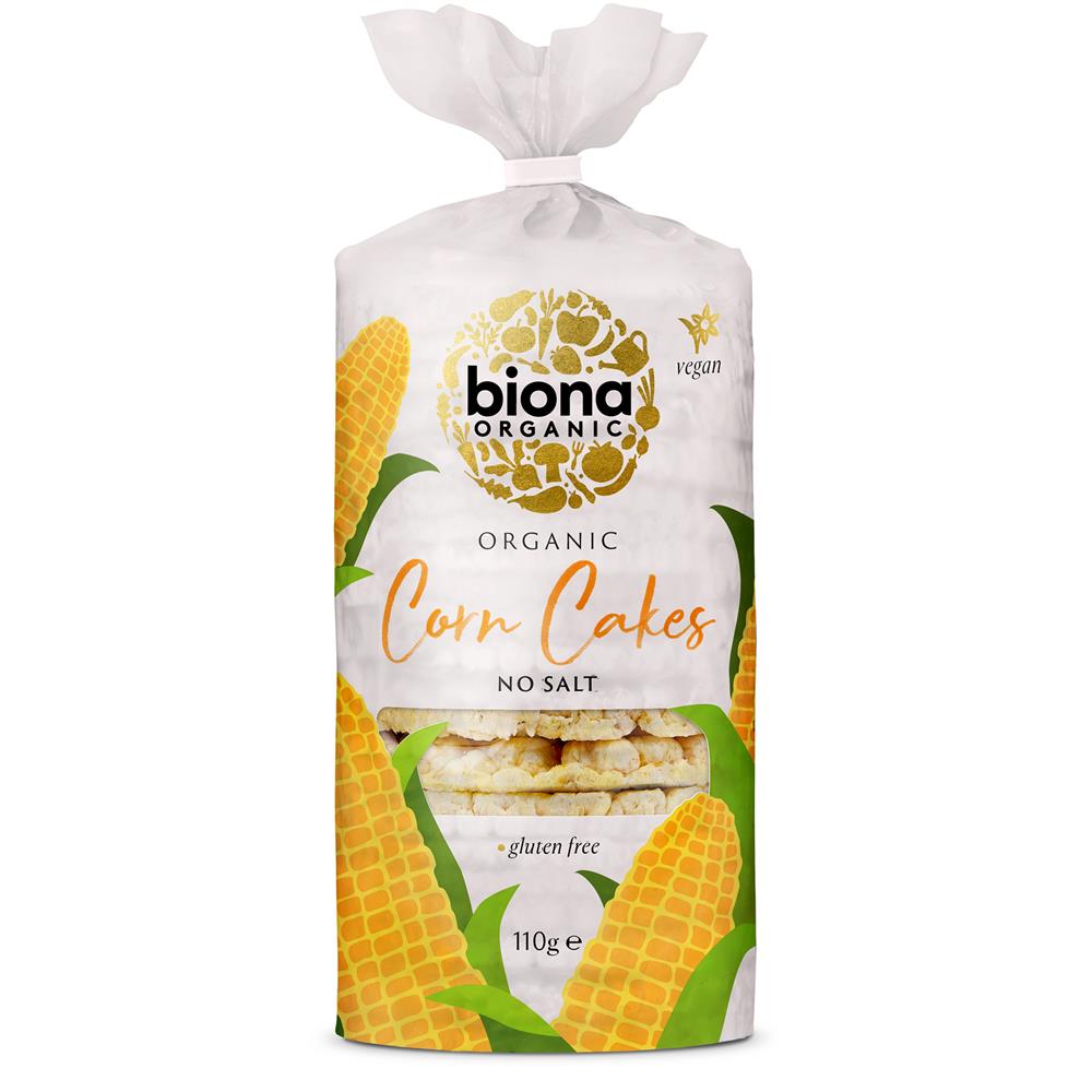 Biona Corn Cakes no salt  Organic  - 100% Corn
