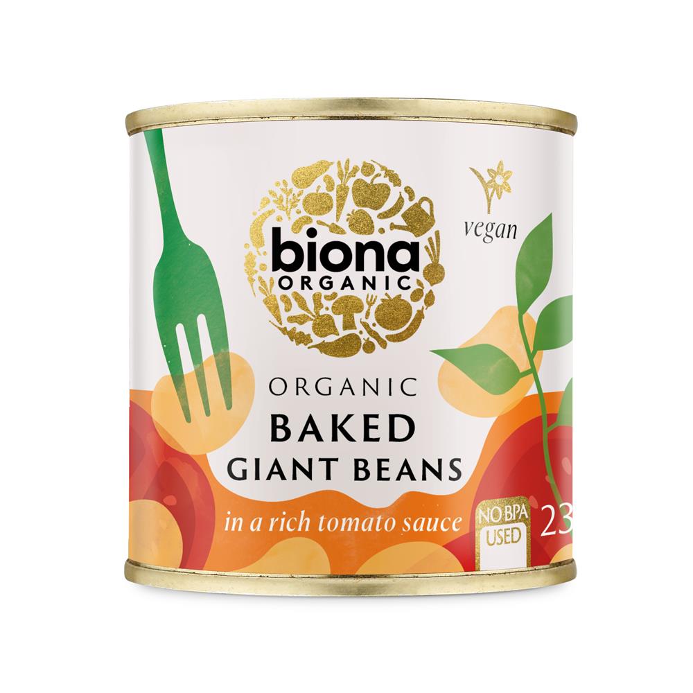 Biona Baked Giant Beans in Tomato Sauce Organic 2