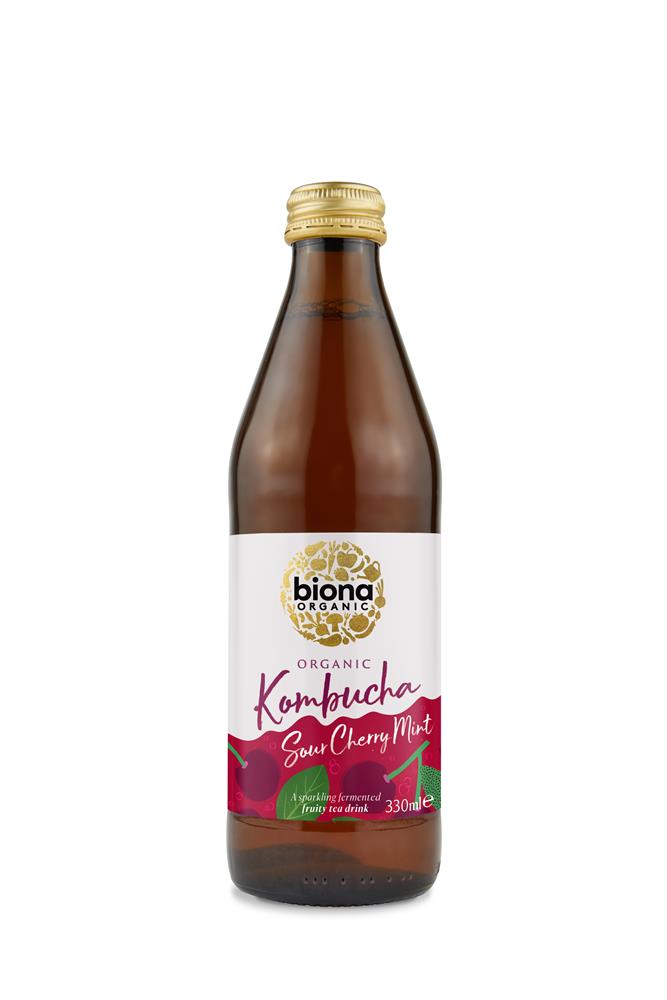 Biona Organic Kombucha Sour Cherry & Mint