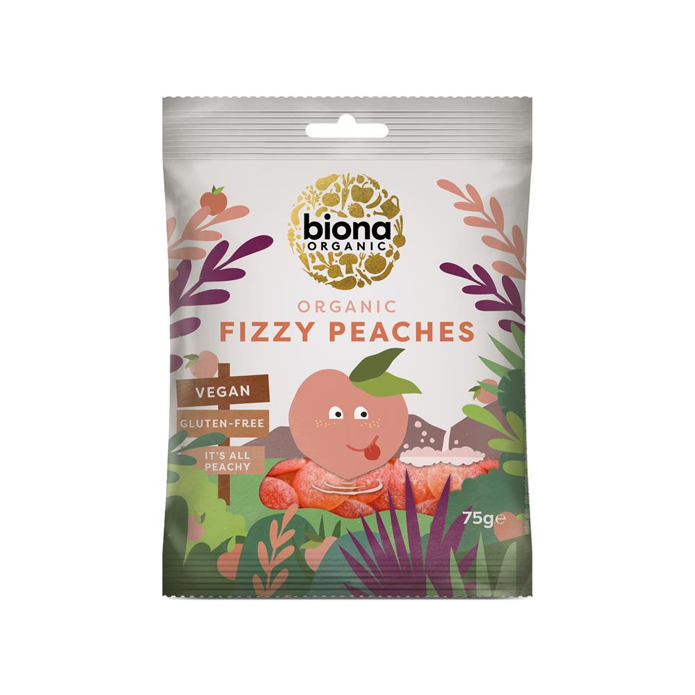 Biona Organic Vegan Fizzy Peaches