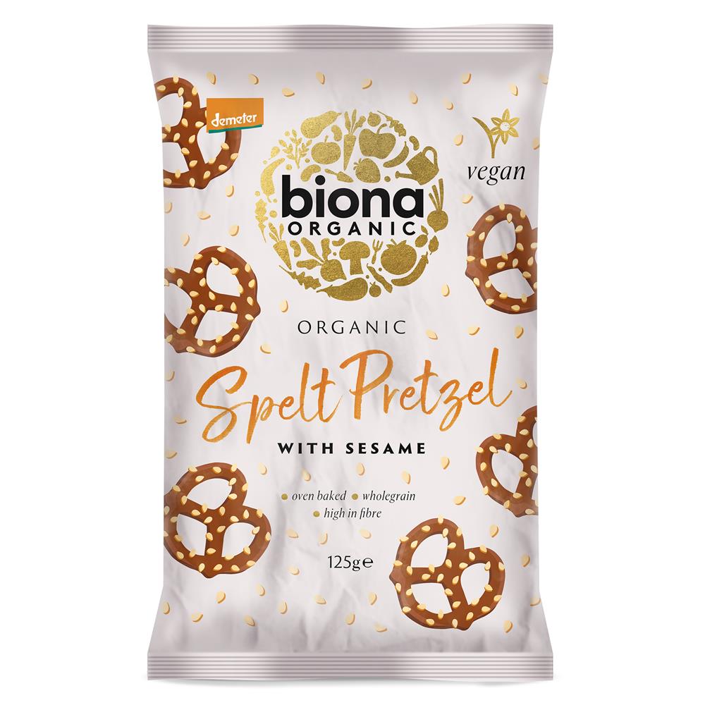 Biona Organic Spelt Pretzels with Sesame