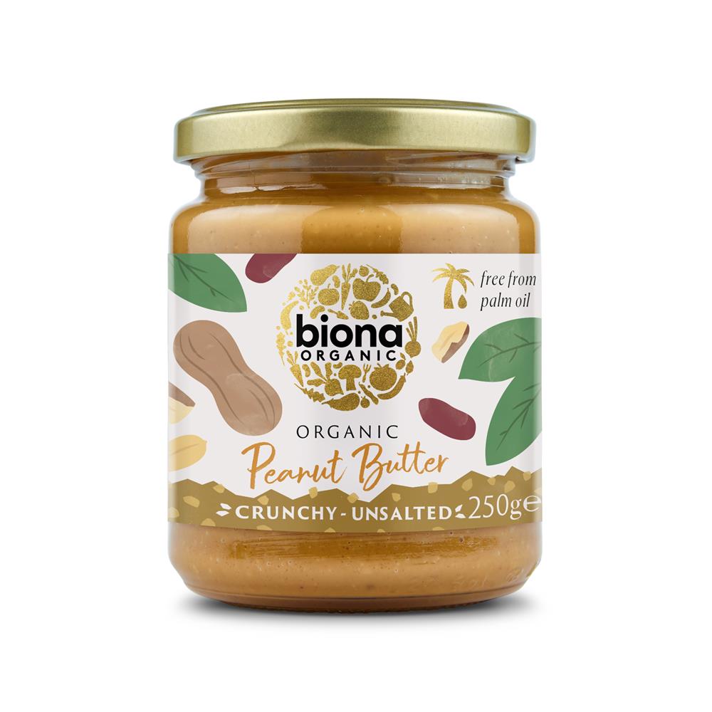 Biona Organic Peanut Butter Crunchy Unsalted g