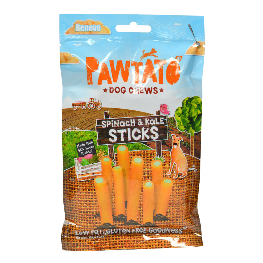 Benevo Pawtato Spinach and Kale Sticks