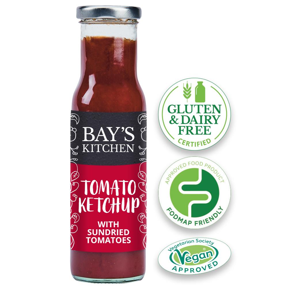 Bays Kitchen Tomato Ketchup with Sundried Tomatoes Low FODMAP