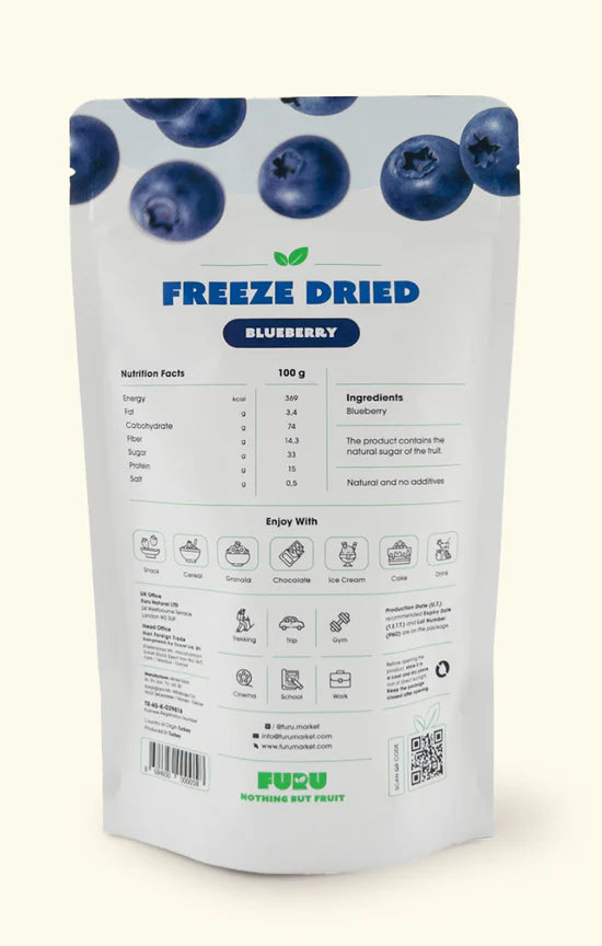 Furu Blueberries freeze dried