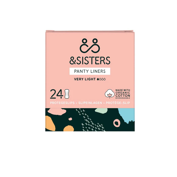 &SISTERS 100% Organic Cotton Liners Zero Plastic Zero Bleach