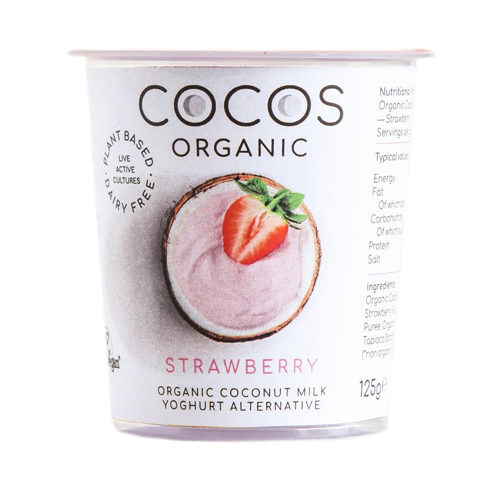 Cocos Organic Strawberry Coconut Milk Yoghurt Alternative