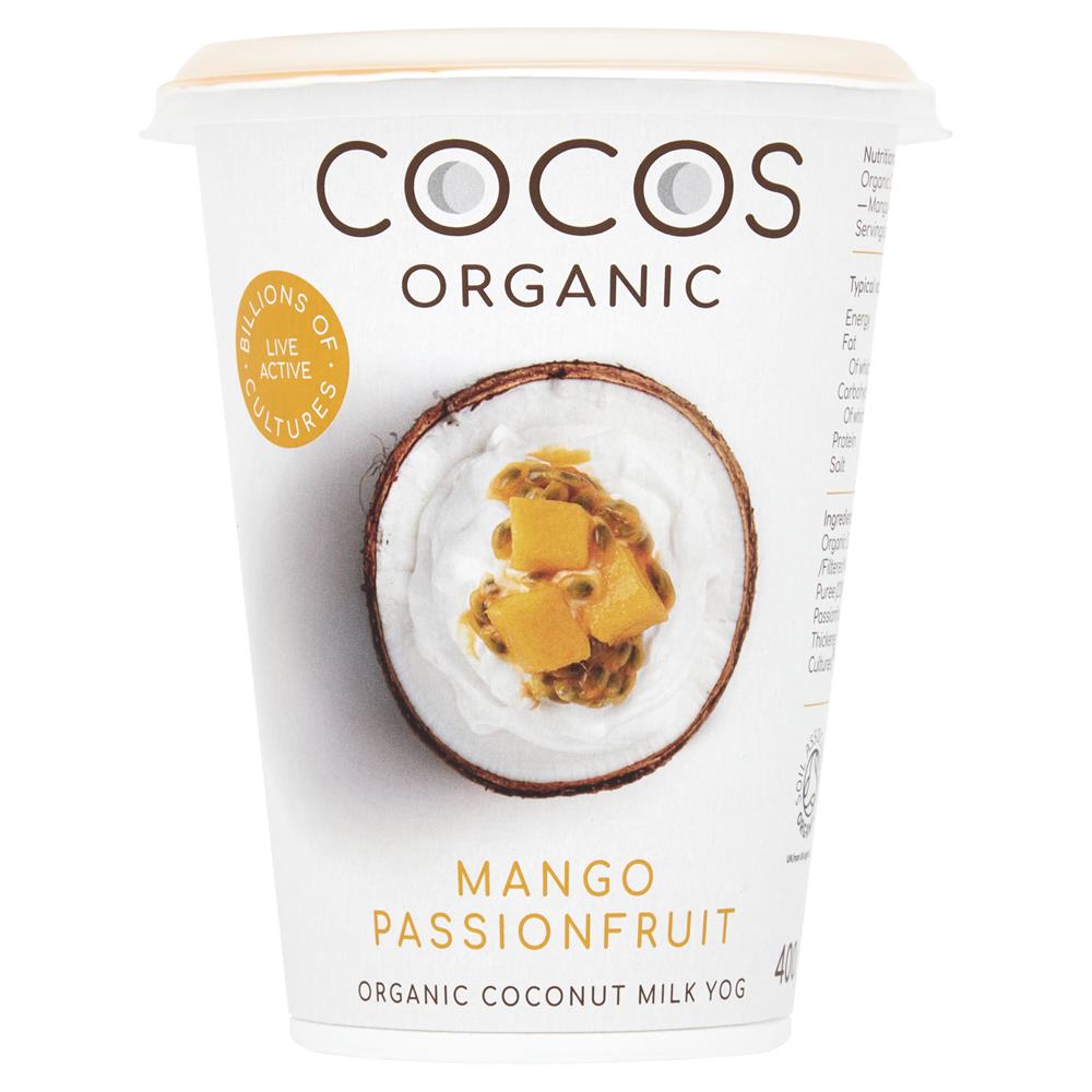 Cocos Organic Mango Passionfruit Coconut Milk Yoghurt