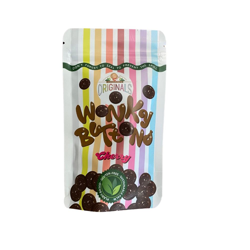 Catherine's Originals Wonky Buttons Dark Cherry