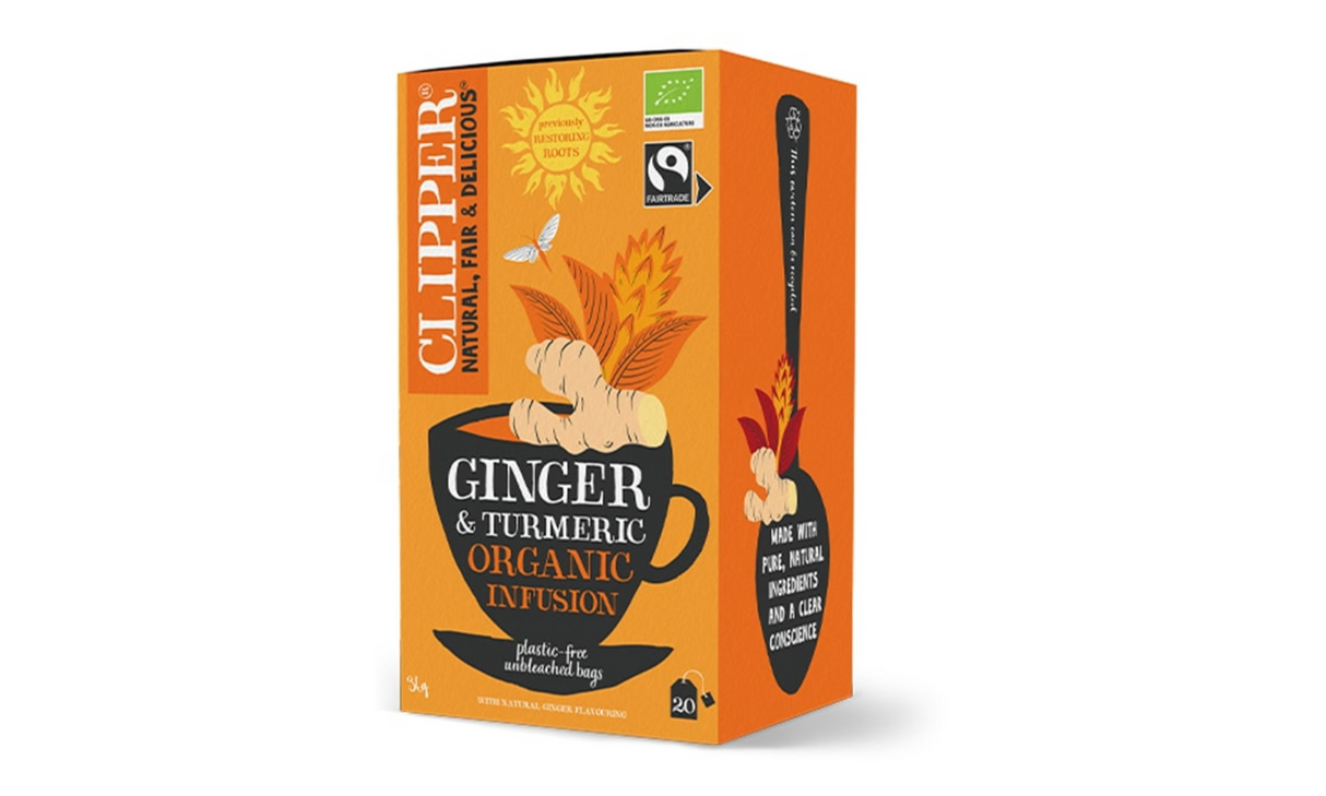 Clipper Restoring Roots Ginger & Turmeric 20 bags