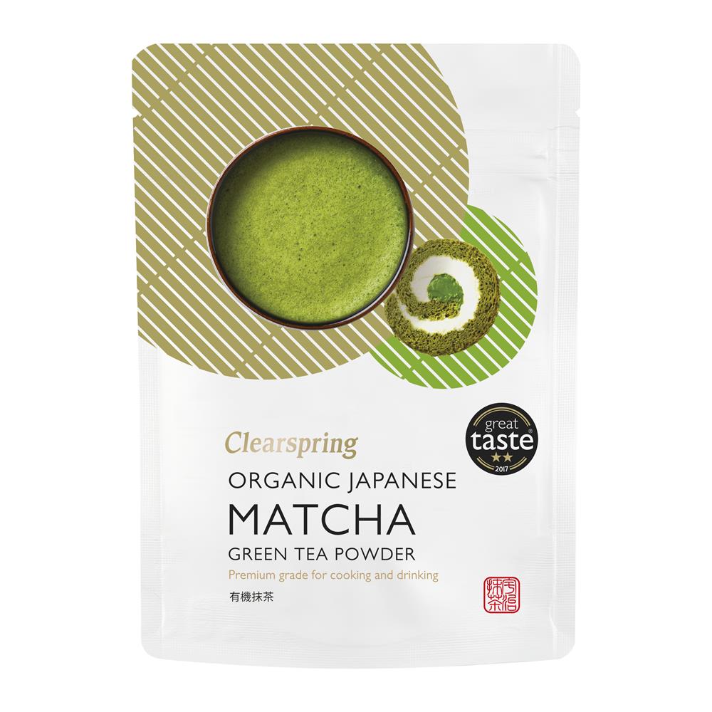 Clearspring Organic Matcha Green Tea Powder (Pouch)