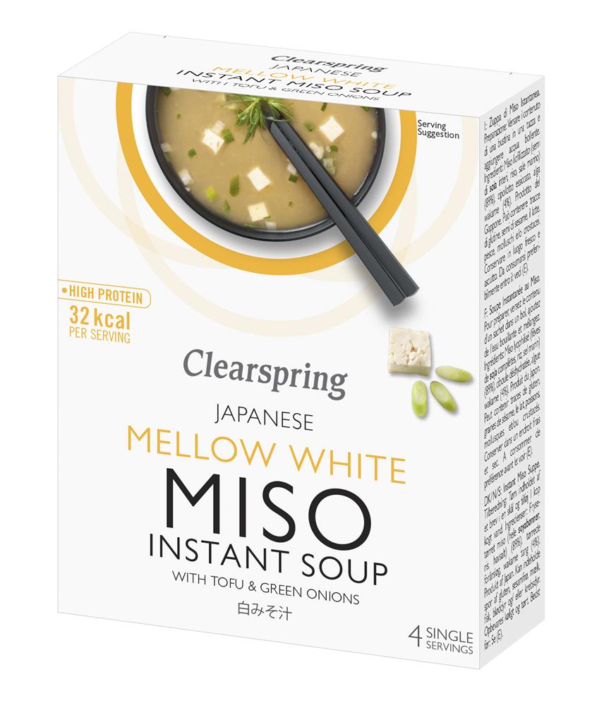 Clearspring Instant Miso Soup Mellow White with Tofu