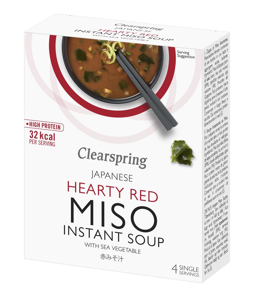 Clearspring Instant Miso Soup Hearty Red with Sea Vegetable