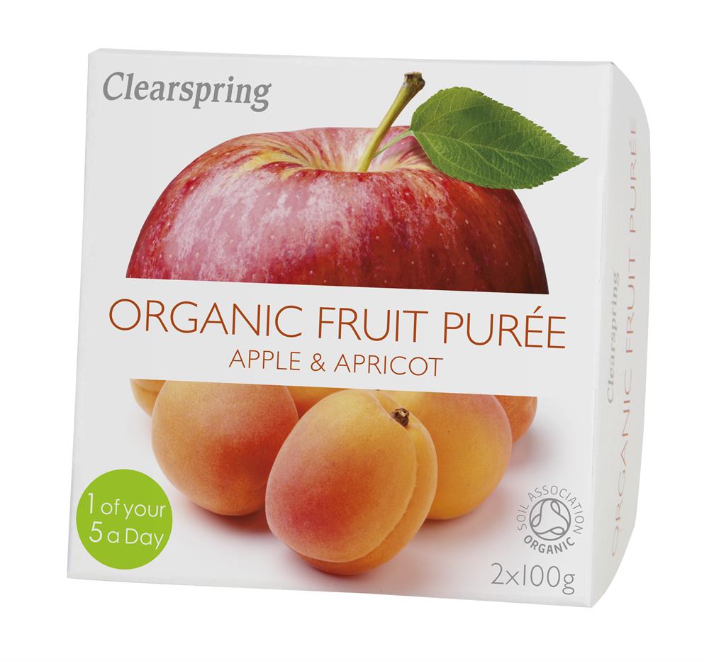 Clearspring Organic Fruit Puree Apple/Apricot (2x)