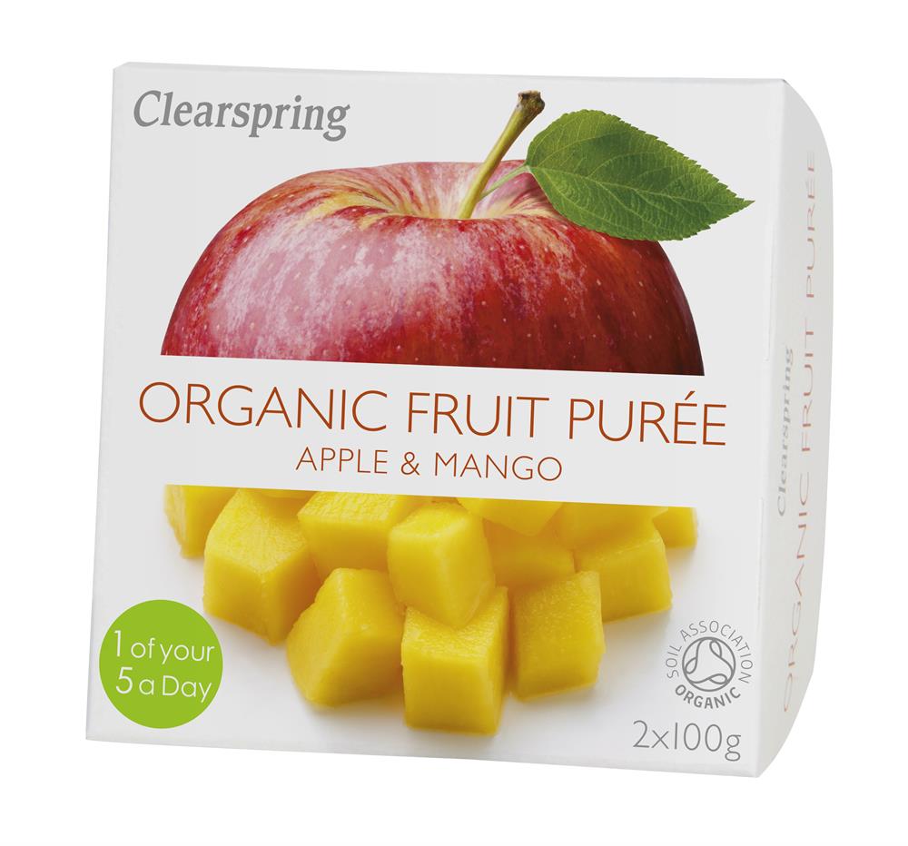 Clearspring Organic Fruit Puree Apple/Mango (2x)