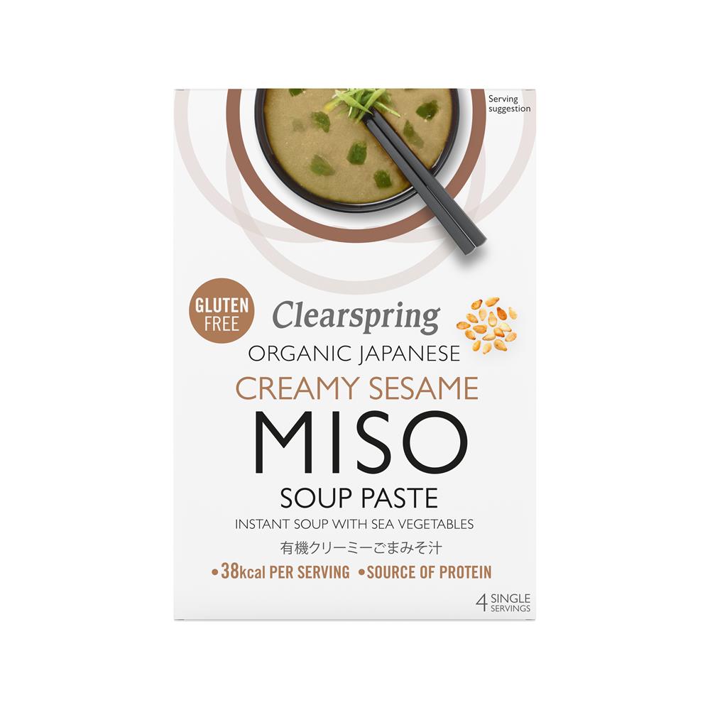 Clearspring Organic Japanese Creamy Sesame Instant Miso Soup