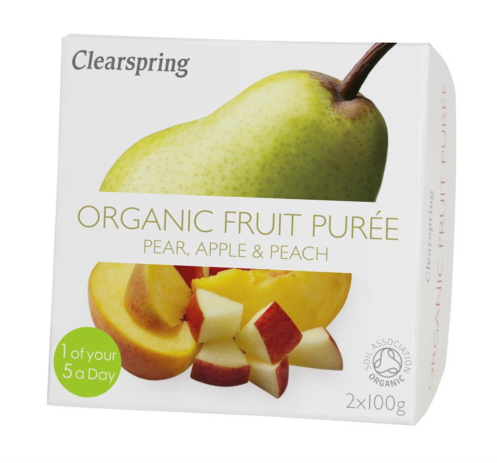 Clearspring Organic Fruit Puree Apple (2x100g)