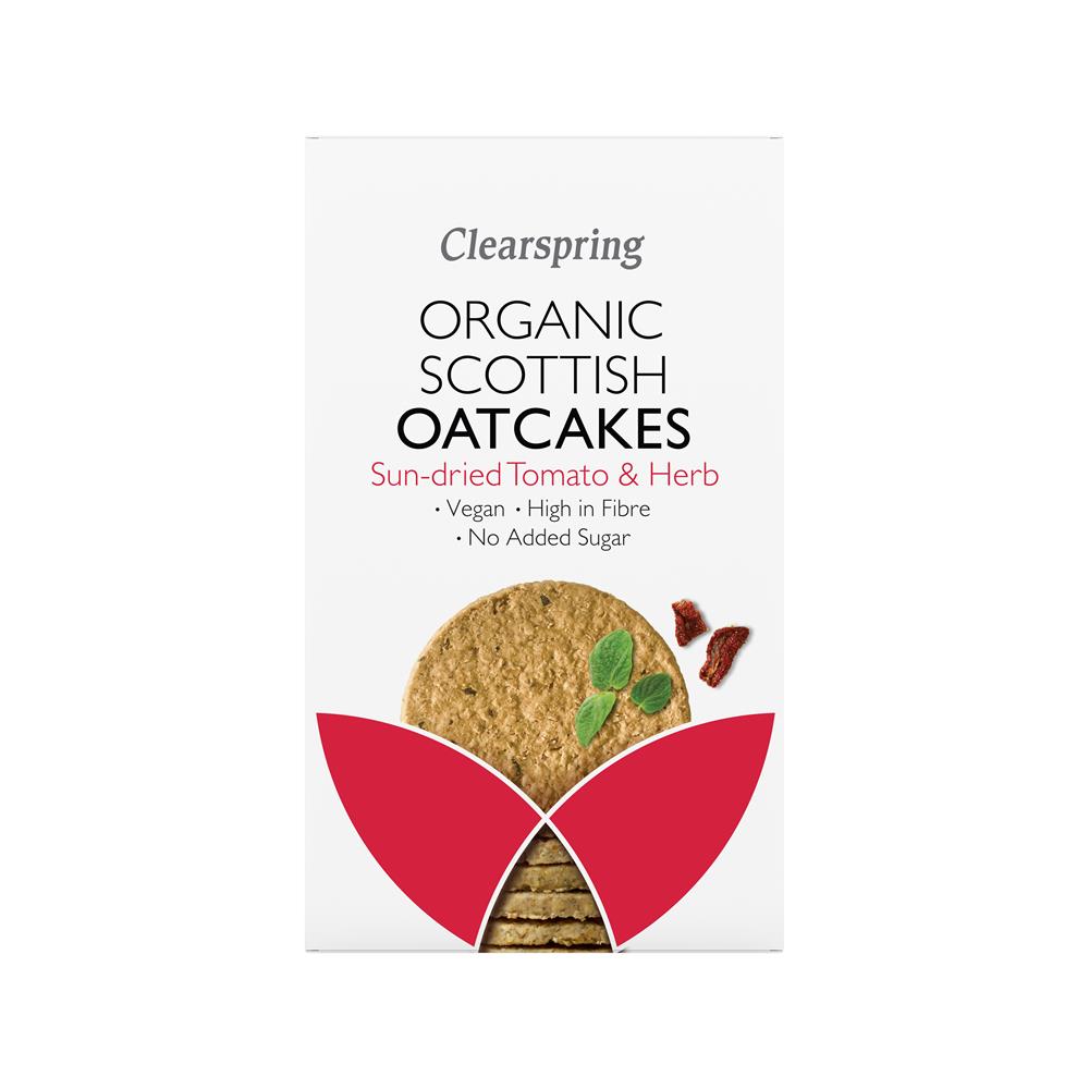 Clearspring Org Oatcakes Tomato & Herb