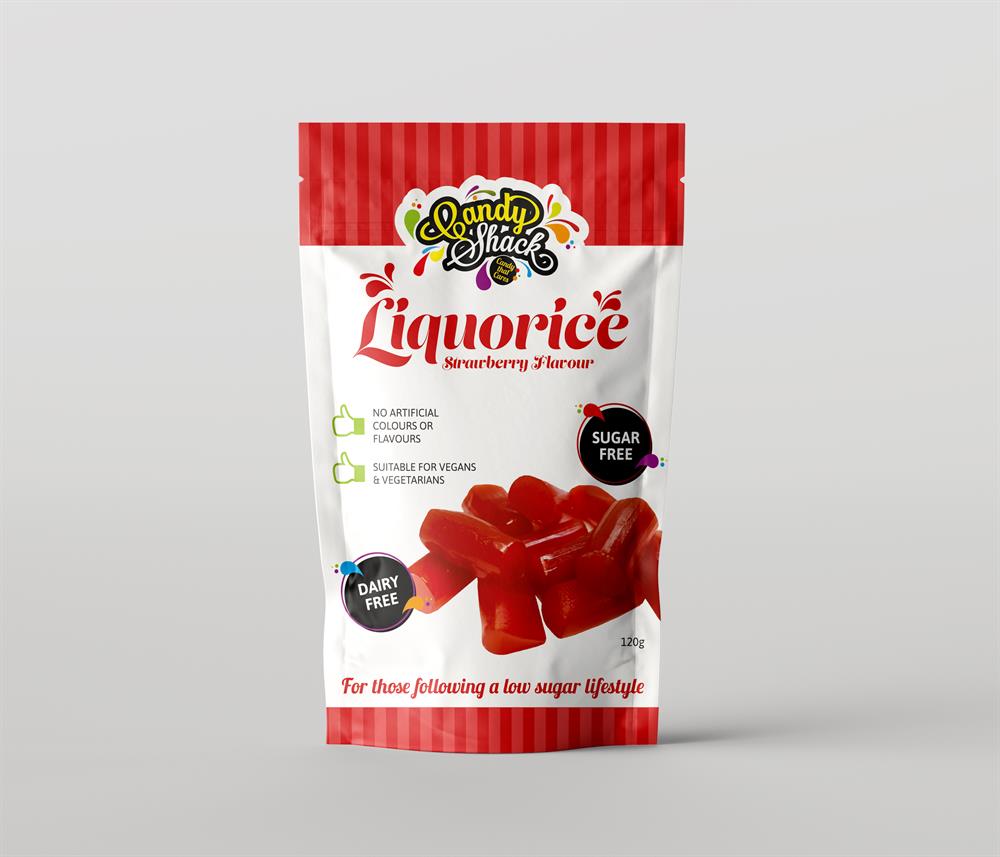 Candy Shack Candyshack Sugar Free Strawberry Liquorice