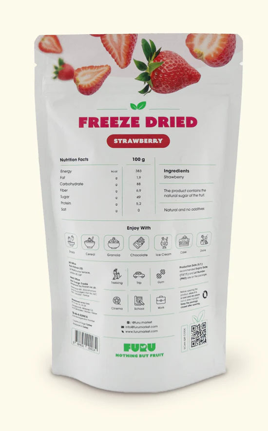Furu Strawberries freeze dried