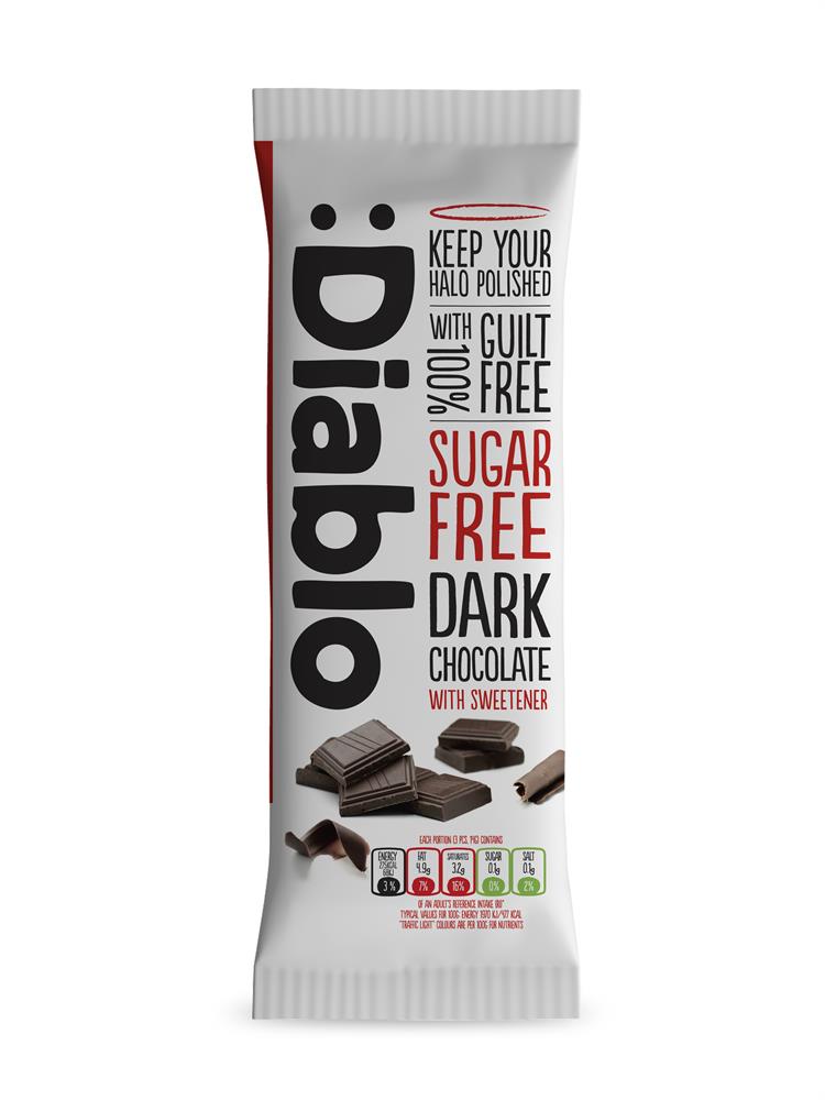 Diablo Sugar Free Dark Chocolate Bar