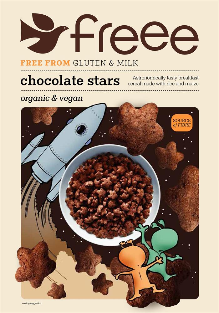 Doves Farm Gluten Free Organic Chocolate Stars