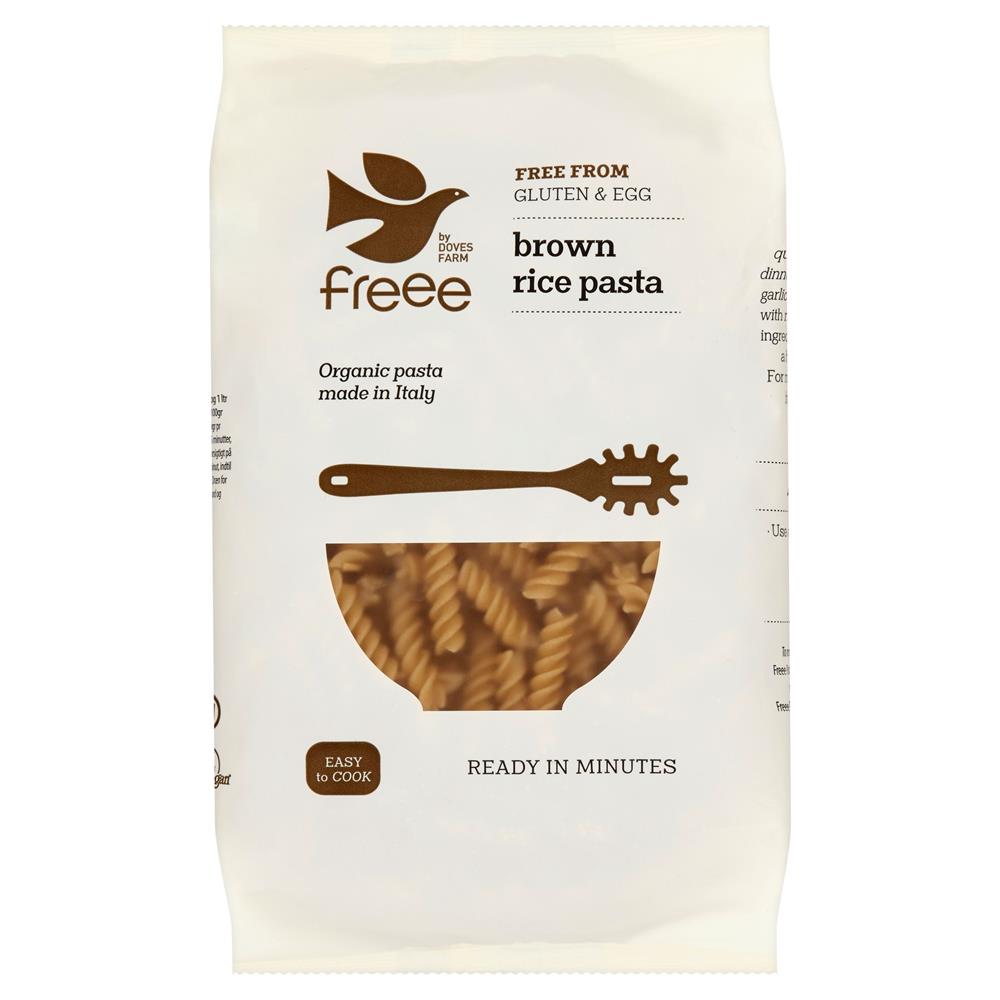 Doves Farm Gluten Free Organic Brown Rice Fusilli